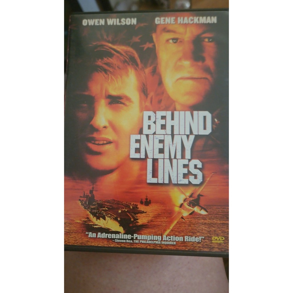 Behind Enemy Lines DVD Owen Wilson Gene Hackman 2001 Action War Movie PG-13